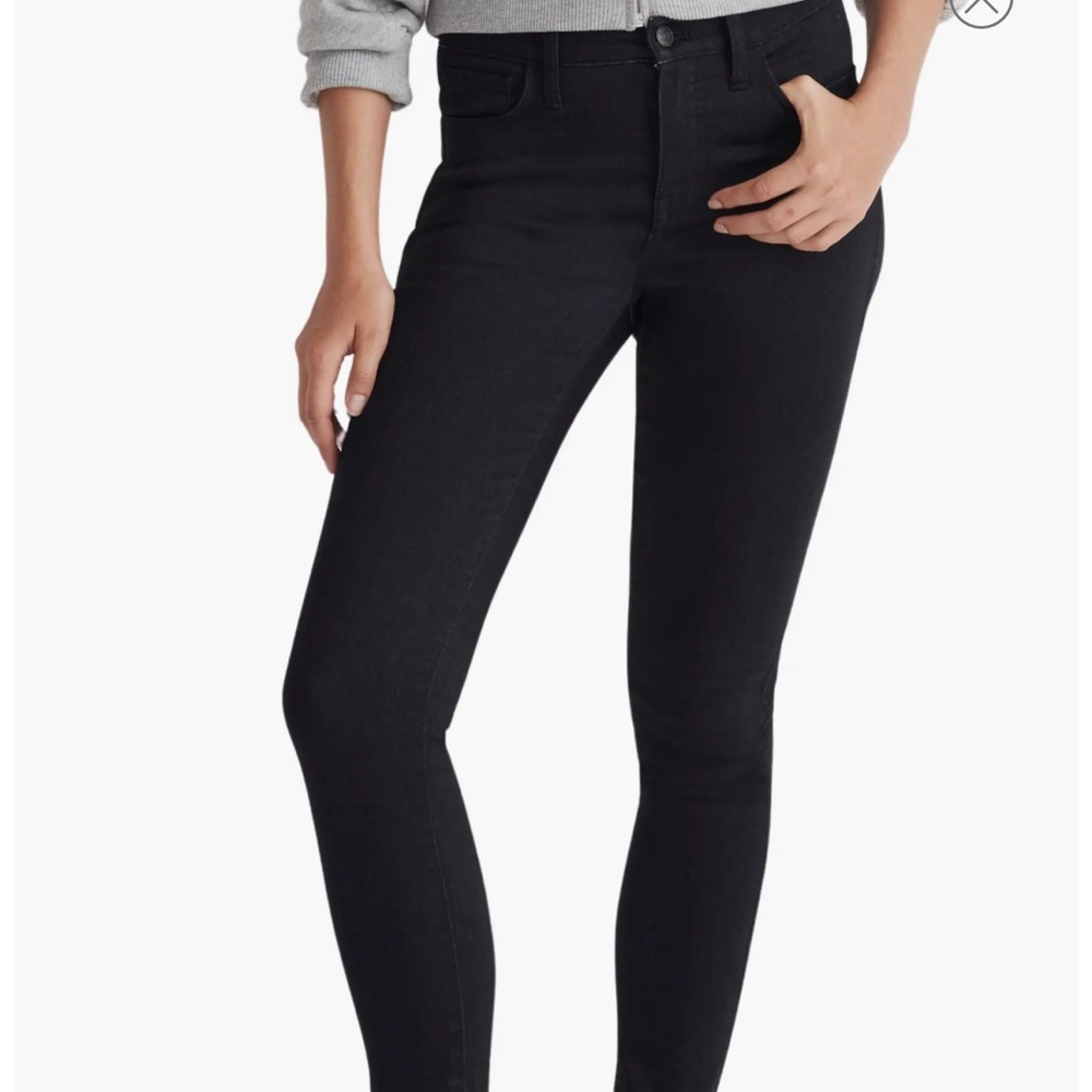MADEWELL Roadtripper Black Skinny Jean Size 25